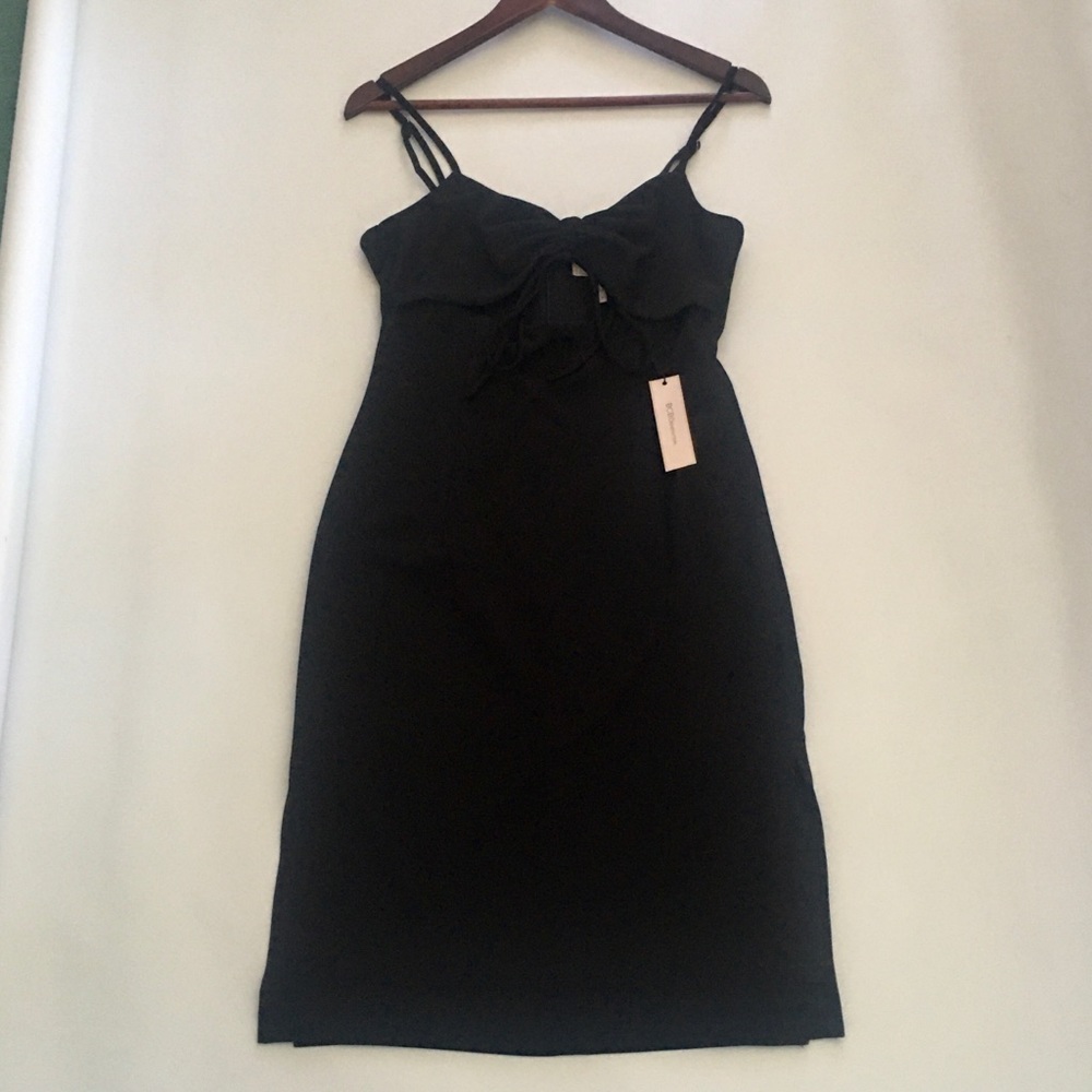 NWT-BCBGeneration Ribbed CutOut Dress - Picture 12 of 12